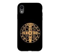 Carcasa para iPhone XR Medalla de San Benito Pax Paz y Protección