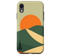 Carcasa para iPhone XR Medio Siglo Montaña Puesta del Sol Paisaje