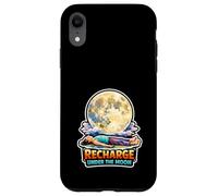Carcasa para iPhone XR Meditación Lunar Mindfulness Lunar Bienestar Espiritual