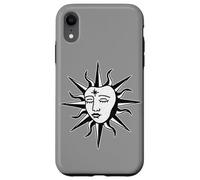 Carcasa para iPhone XR Meditación Sol Astrología Tarot Blackwork Minimal