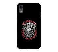 Carcasa para iPhone XR Medusa Mitología Griega Divertido Feminista Feminismo Vintage