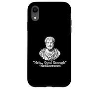 Carcasa para iPhone XR Meh Good Enough - Mediocrates - Filosofía Griega Sarcástica