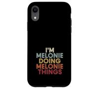 Carcasa para iPhone XR Melonie Name Melonie Personalized Name First Given