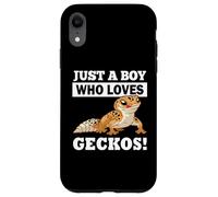 Carcasa para iPhone XR Mens Reptile Boy Who Loves Leopard Geckos Lover