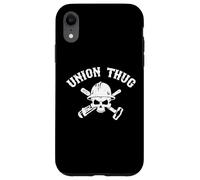 Carcasa para iPhone XR Mens Skull Skilled Labor Day Construction Worker Union Thug