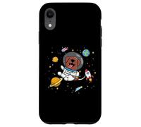Carcasa para iPhone XR Mens Womens Kids Boys Astronaut Space Chocolate Lab Lover