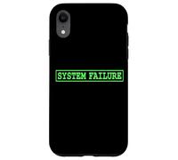 Carcasa para iPhone XR Mensaje DE Error del COMPUTADOR DE FALLO del Sistema