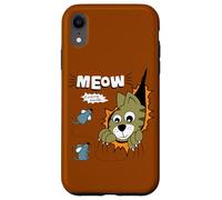 Carcasa para iPhone XR Meow Finding Mouse, Cats & Mice Illustration Graphic Designs