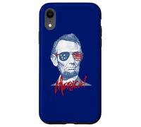 Carcasa para iPhone XR Merica Lincoln - 4th July Veterans or Memorial Day Abe