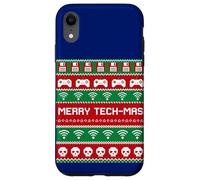 Carcasa para iPhone XR Merry Tech-Mas Disquete WiFi Videojuegos