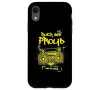 Carcasa para iPhone XR Mes DE LA Historia Negro Hip Hop Vieja Escuela MÚSICA Negro Orgulloso