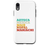 Carcasa para iPhone XR México Azteca Mexica Maiz Nopal Mariachi