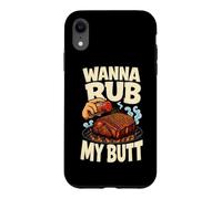 Carcasa para iPhone XR Mezclador Divertido para Barbacoa Wanna Rub My Butt Grill Master