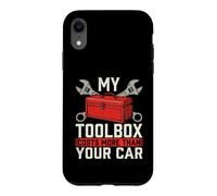 Carcasa para iPhone XR Mi Caja de Herramientas Cuesta más Que su automóvil - Auto Mechanic Car Guy