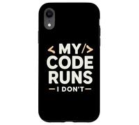 Carcasa para iPhone XR Mi código se Ejecuta yo no | Coding Joke Funny Software Engineer
