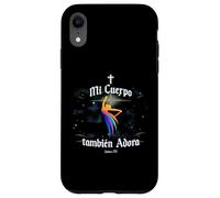 Carcasa para iPhone XR Mi Cuerpo Tambien Adora Culto Danza Cristiana Salmos 150