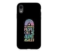 Carcasa para iPhone XR Mi Gente Favorita me Llama tía Ashley Nombre tía