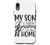 Carcasa para iPhone XR Mi Hijo te estará Esperando en casa béisbol
