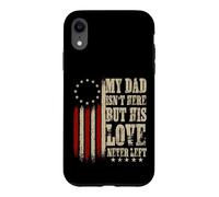 Carcasa para iPhone XR Mi papá no está aquí Pero su Amor Nunca dejó Memorial Dad