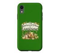 Carcasa para iPhone XR Mi Plan de jubilación es jardinería Jardinero de jubilación Floral