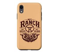 Carcasa para iPhone XR Mi Rancho Mis Reglas Mi Sangre Legado Familiar