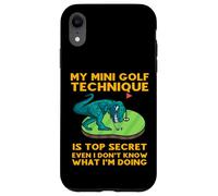 Carcasa para iPhone XR Mi Técnica de Mini Golf es de Alto Secreto Incluso yo no sé qué