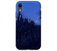 Carcasa para iPhone XR Midwest Gothic Aesthetic Rural Appalachia Moon Corn Field