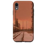 Carcasa para iPhone XR Midwest Gothic Aesthetic Rural Train Refinery Winter Vibes