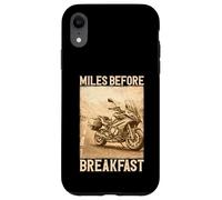 Carcasa para iPhone XR Miles Before Breakfast Moto Aventura Diseño
