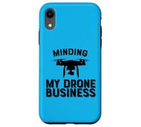 Carcasa para iPhone XR Minding My Drone Business Divertido Drone