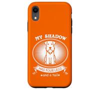 Carcasa para iPhone XR Miniature Schnauzer My Dog is My Shadow Funny Pet Dog Lover