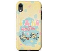 Carcasa para iPhone XR Minions Easter Spring Into Fun
