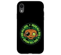 Carcasa para iPhone XR Mira, Escucha y Habla a Todos los Monos malvados