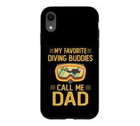 Carcasa para iPhone XR Mis Amigos de Buceo Favoritos me Llaman papá, Padre buceador