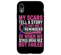 Carcasa para iPhone XR Mis Cicatrices cuentan una Historia Que recuerdan Cuando probamos BR