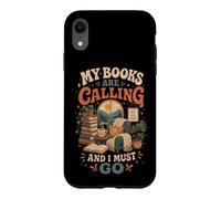 Carcasa para iPhone XR Mis Libros están Llamando y Debo IR al Lector Amante de los Libros