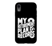 Carcasa para iPhone XR Mis Planes de jubilación Discos de Vinilo Amante de la música