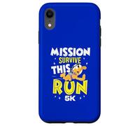 Carcasa para iPhone XR Misión sobrevive a Esta Carrera 5K - Carrera Divertida