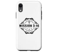 Carcasa para iPhone XR Mission 3:16 - Christian Faith Church Ministry Soldier