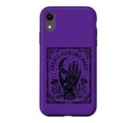 Carcasa para iPhone XR Místico Vintage Quiromancia Mano Luna Mágica Arte Popular Diseño
