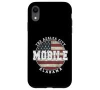 Carcasa para iPhone XR Mobile Alabama, Bandera Americana Vintage