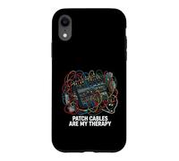 Carcasa para iPhone XR Modular Synthesizer Patch Cables Are My Therapy