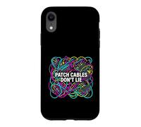 Carcasa para iPhone XR Modular Synthesizer Patch Cables Don't Lie