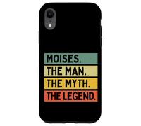 Carcasa para iPhone XR Moises The Man The Myth The Legend - Cita Personalizada Divertida
