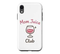 Carcasa para iPhone XR Mom Juice Club Funny Wine Drinking Mothers Humor Design