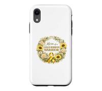 Carcasa para iPhone XR Mom of Golden Ribbon Warrior concienciación sobre el cáncer