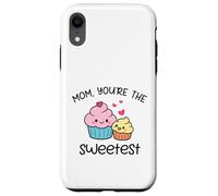 Carcasa para iPhone XR Mom You'Re The Sweetest Cute Kawaii Cupcake Madre Diseño