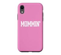 Carcasa para iPhone XR Mommin is My Favorite Sport Boy Mom Life Mama Funny Mom Club