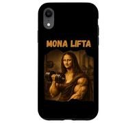 Carcasa para iPhone XR Mona Lifta Muscle Mona Lisa Lifting Weights Bodybuilding Gym