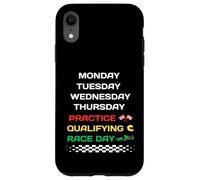 Carcasa para iPhone XR Monday Tuesday Thursday Practice Qualifying Race Day